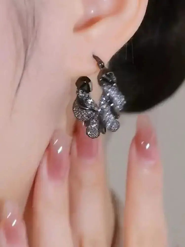 Twisted German style hoops