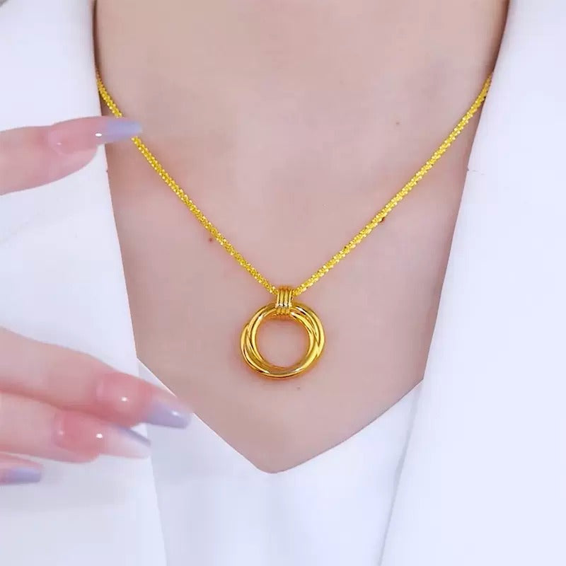 Multilayer necklace(24K GOLD PLATED)